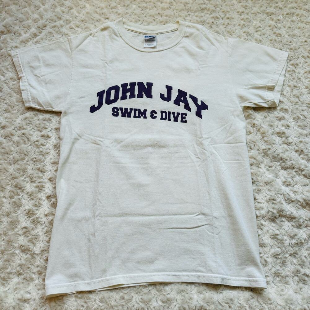 Gildan 100% Cotton White Unisex Tee Shirt Size Small